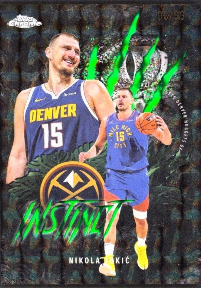Nikola Jokic [Refractor Green Geometric] #INS-1