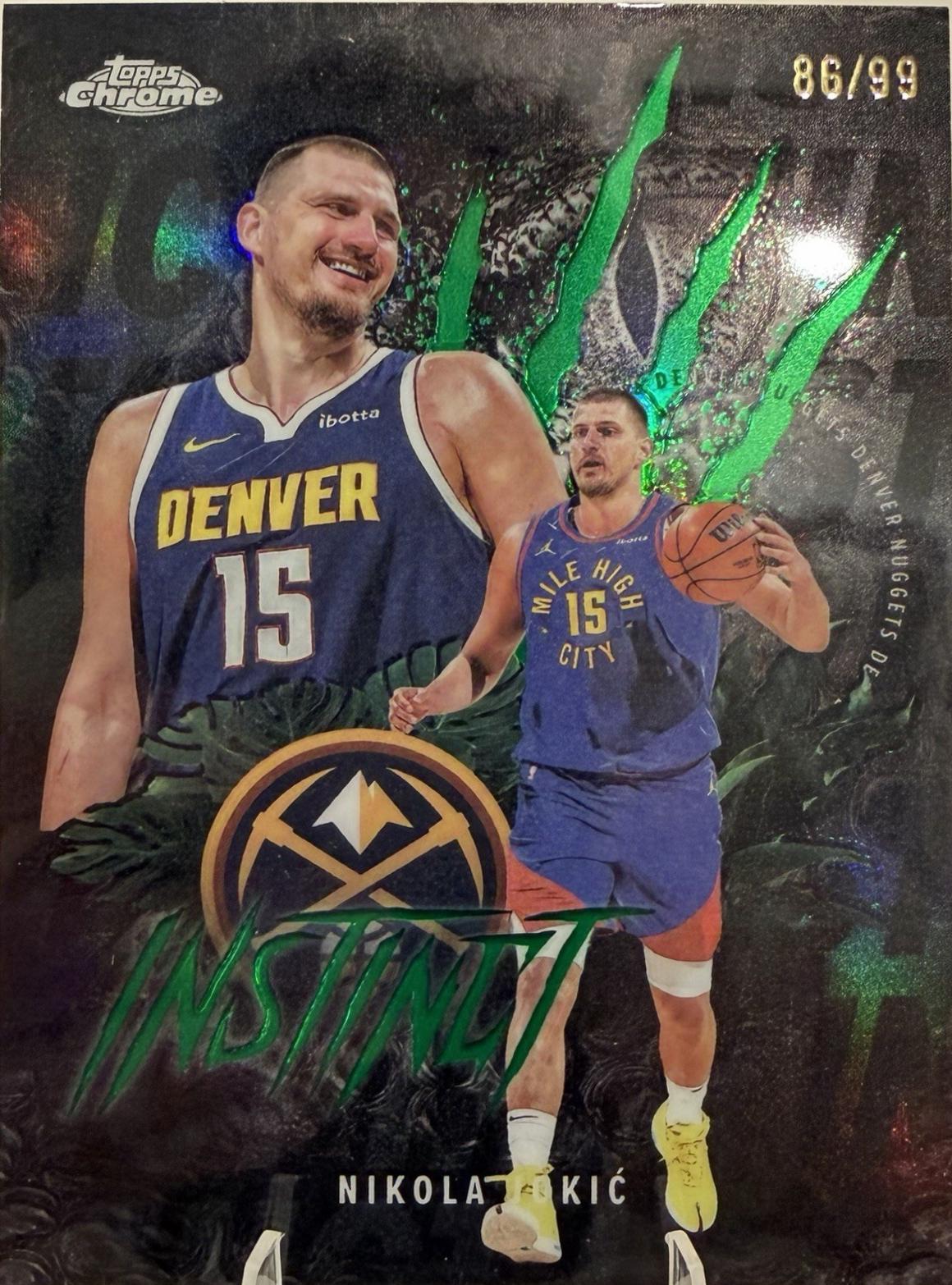 Nikola Jokic [Refractor Green] #INS-1
