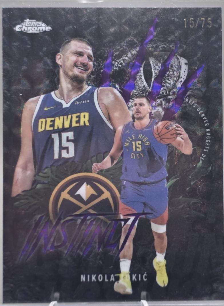 Nikola Jokic [Refractor Purple Geometric] #INS-1
