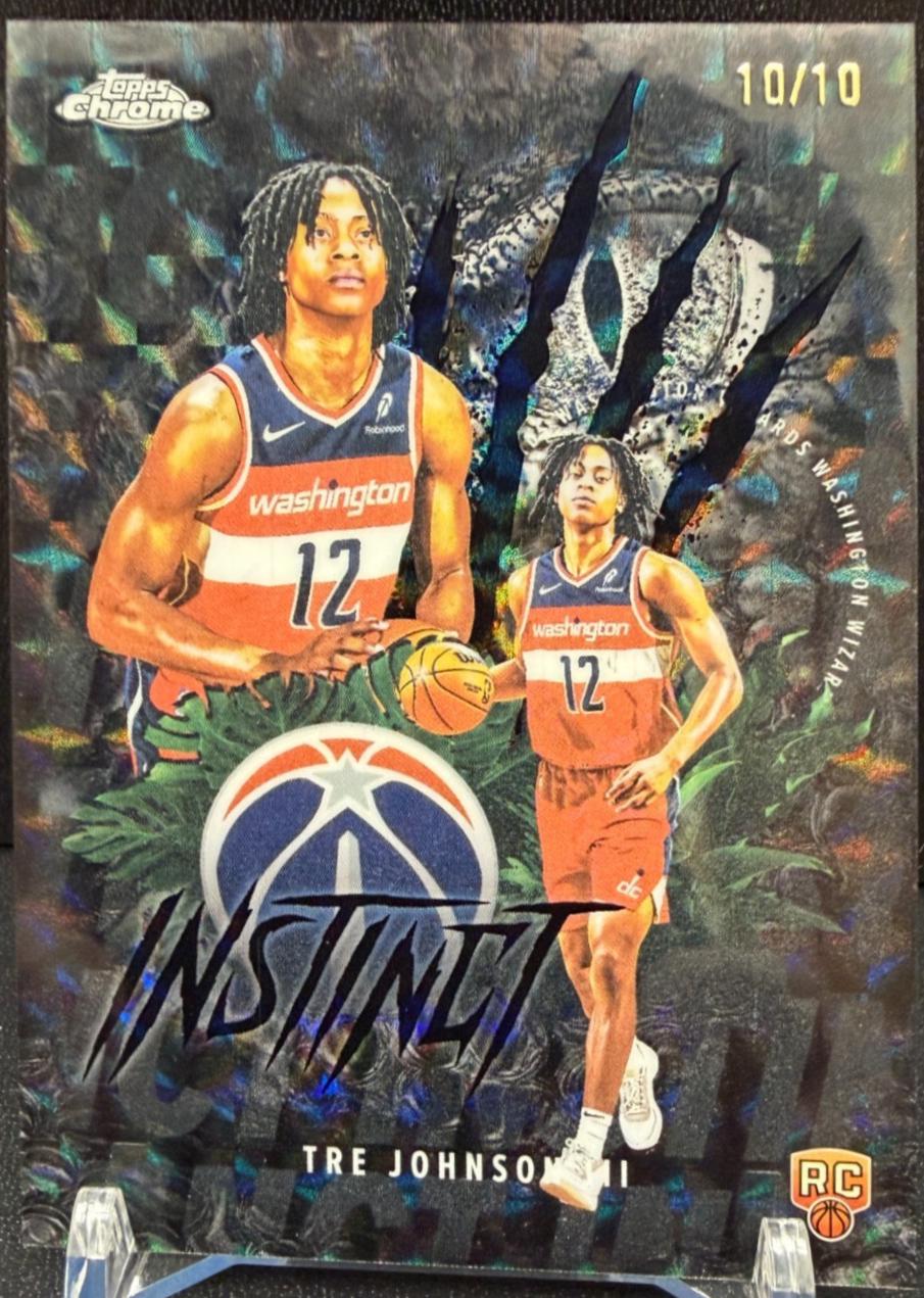 Tre Johnson III [Refractor Black Geometric] #INS-16