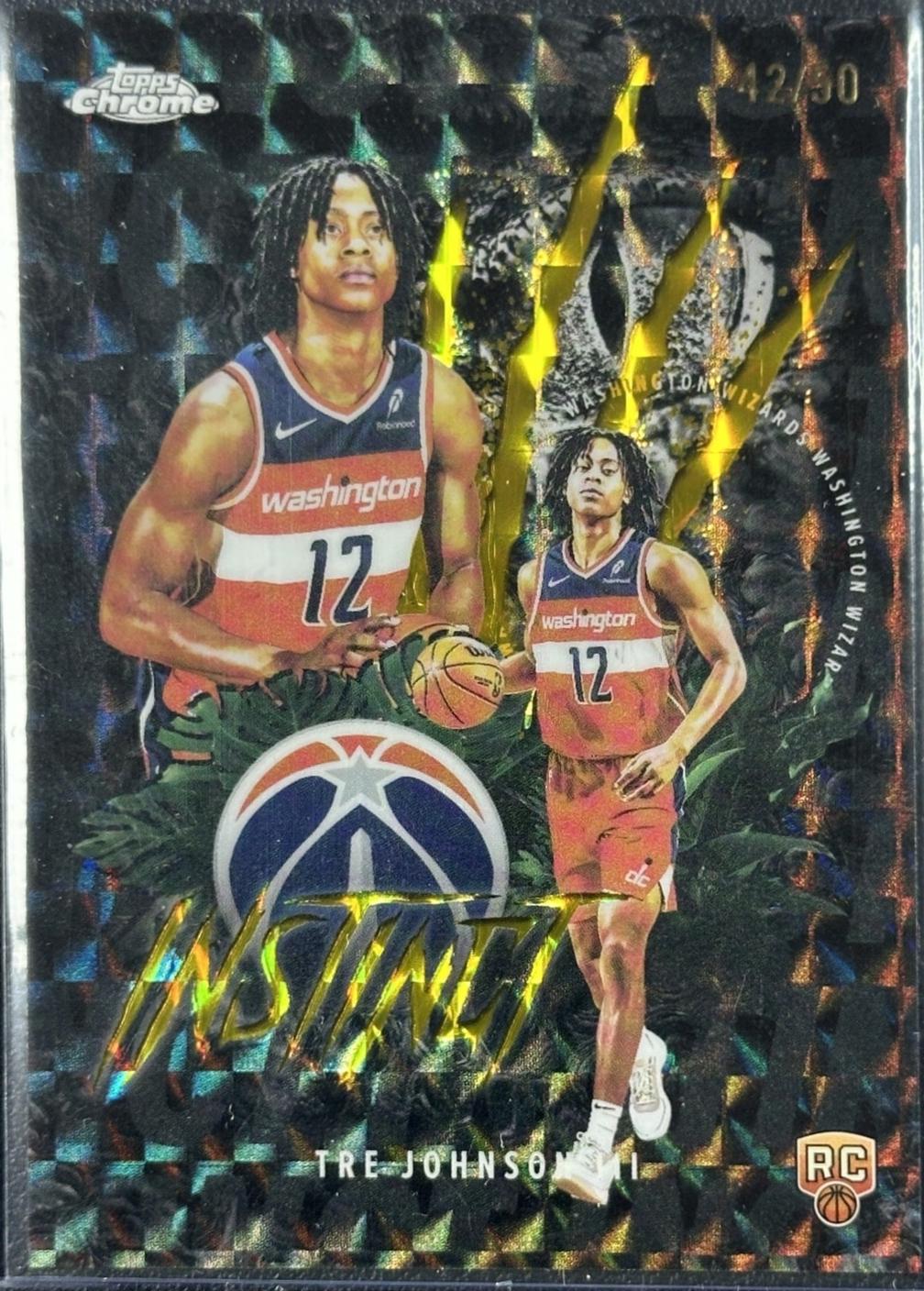 Tre Johnson III [Refractor Gold Geometric] #INS-16