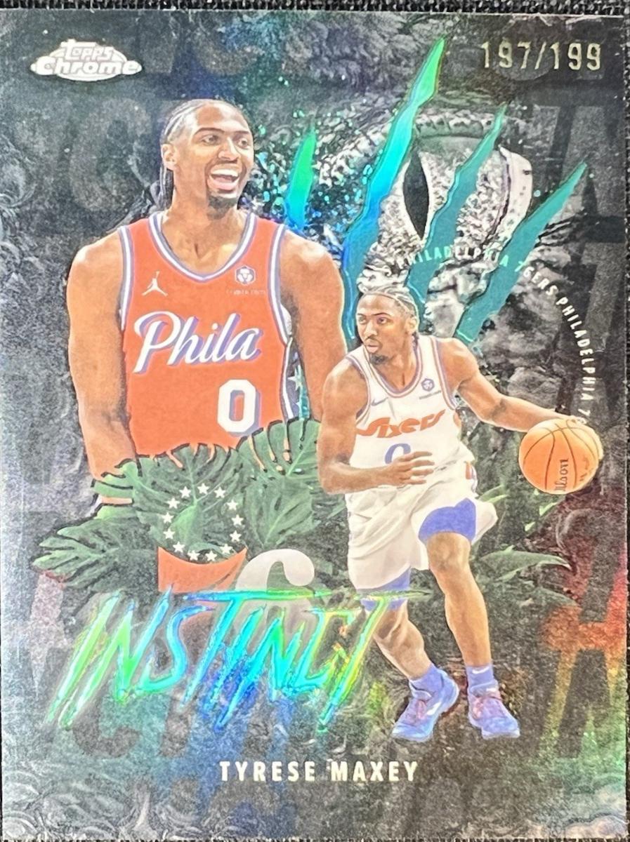 Tyrese Maxey [Refractor Aqua] #INS-6