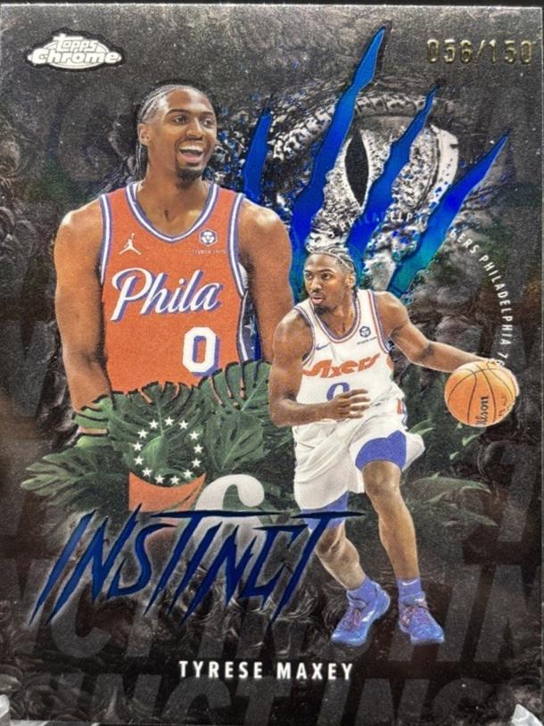 Tyrese Maxey [Refractor Blue] #INS-6