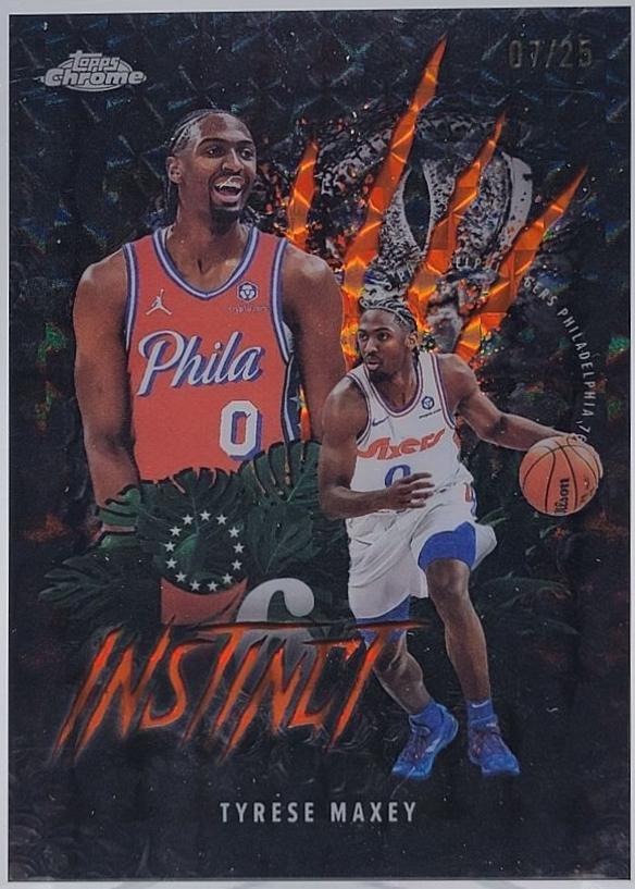Tyrese Maxey [Refractor Orange] #INS-6