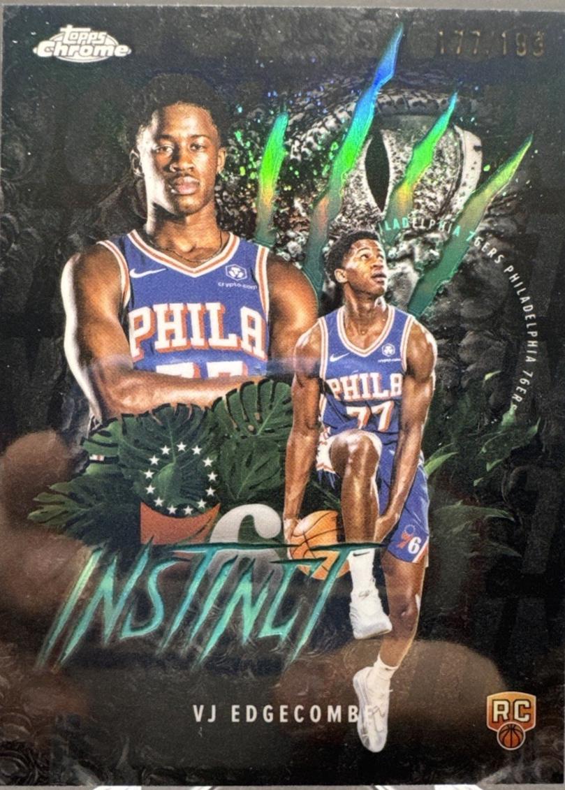 VJ Edgecombe [Refractor Aqua] #INS-13