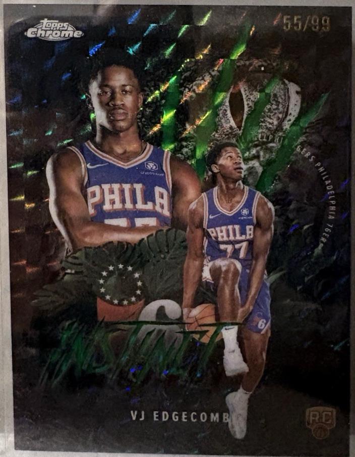 VJ Edgecombe [Refractor Orange Geometric] #INS-13
