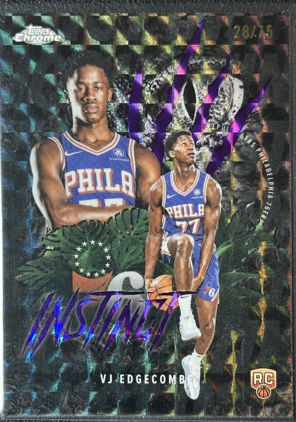 VJ Edgecombe [Refractor Purple Geometric] #INS-13