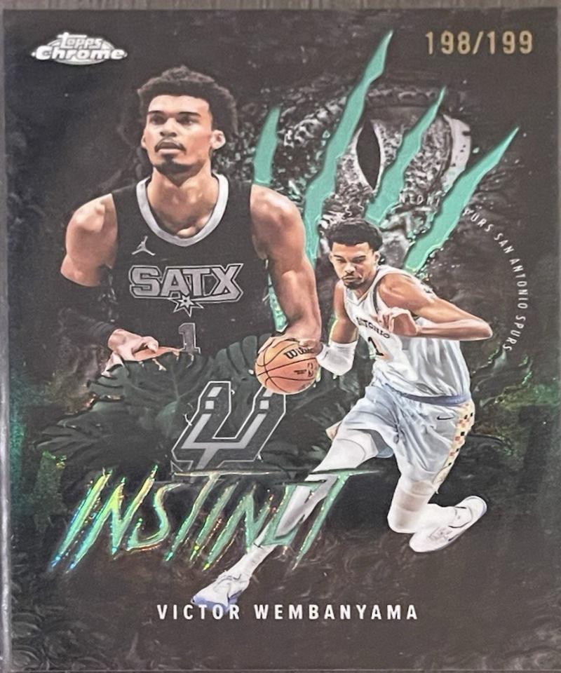 Victor Wembanyama [Refractor Aqua] #INS-9
