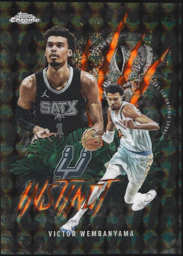 Victor Wembanyama [Refractor Orange Geometric] #INS-9