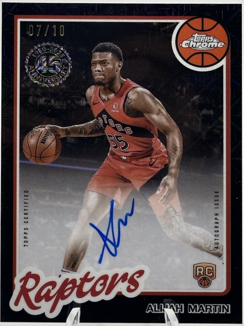 Alijah Martin [Refractor Black] #TCAR-AM
