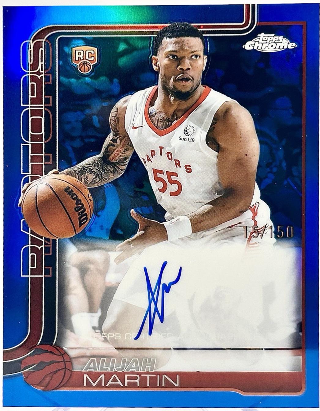 Alijah Martin [Refractor Blue] #TCAR-AM