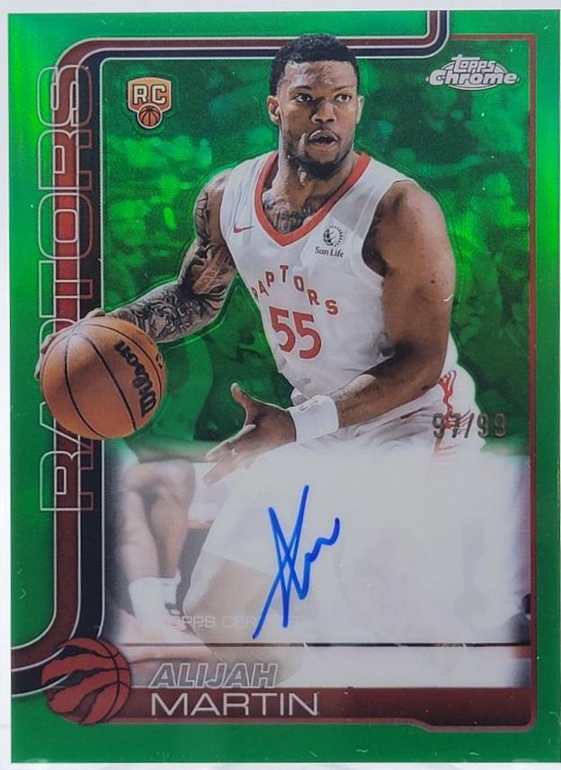 Alijah Martin [Refractor Green] #TCAR-AM