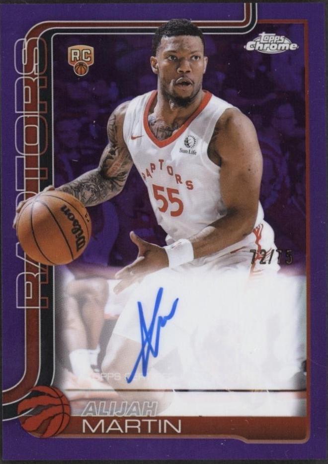 Alijah Martin [Refractor Purple] #TCAR-AM
