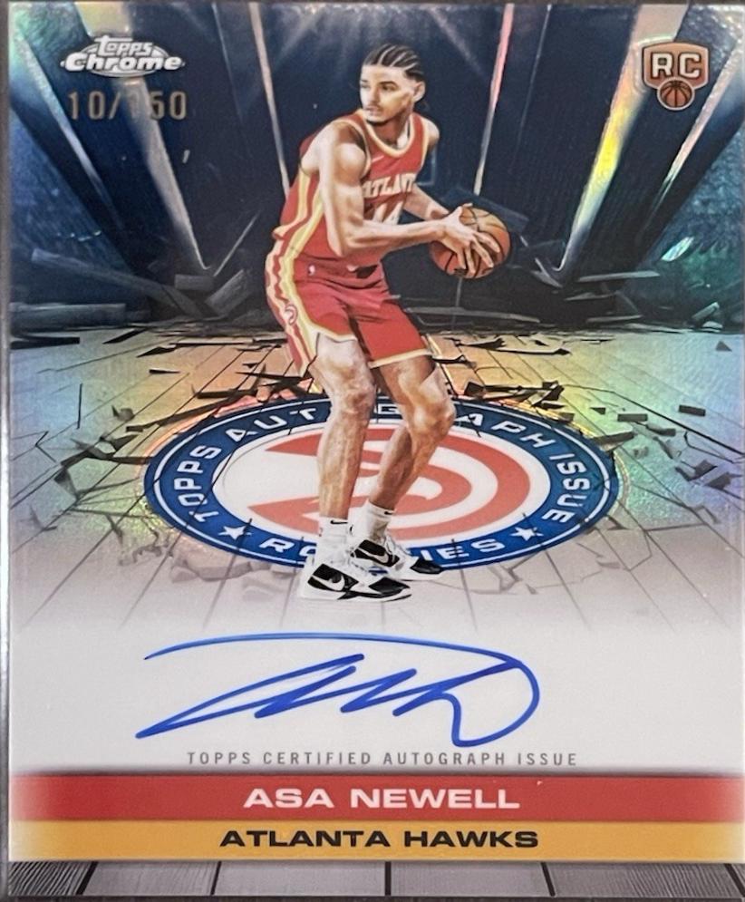 Asa Newell [Refractor Blue] #TCAR-AN