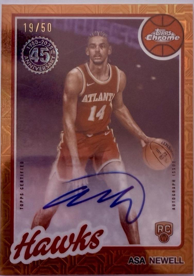Asa Newell [Refractor Gold] #TCAR-AN