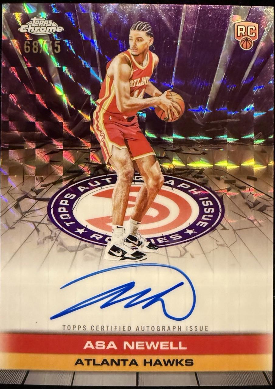 Asa Newell [Refractor Purple] #TCAR-AN