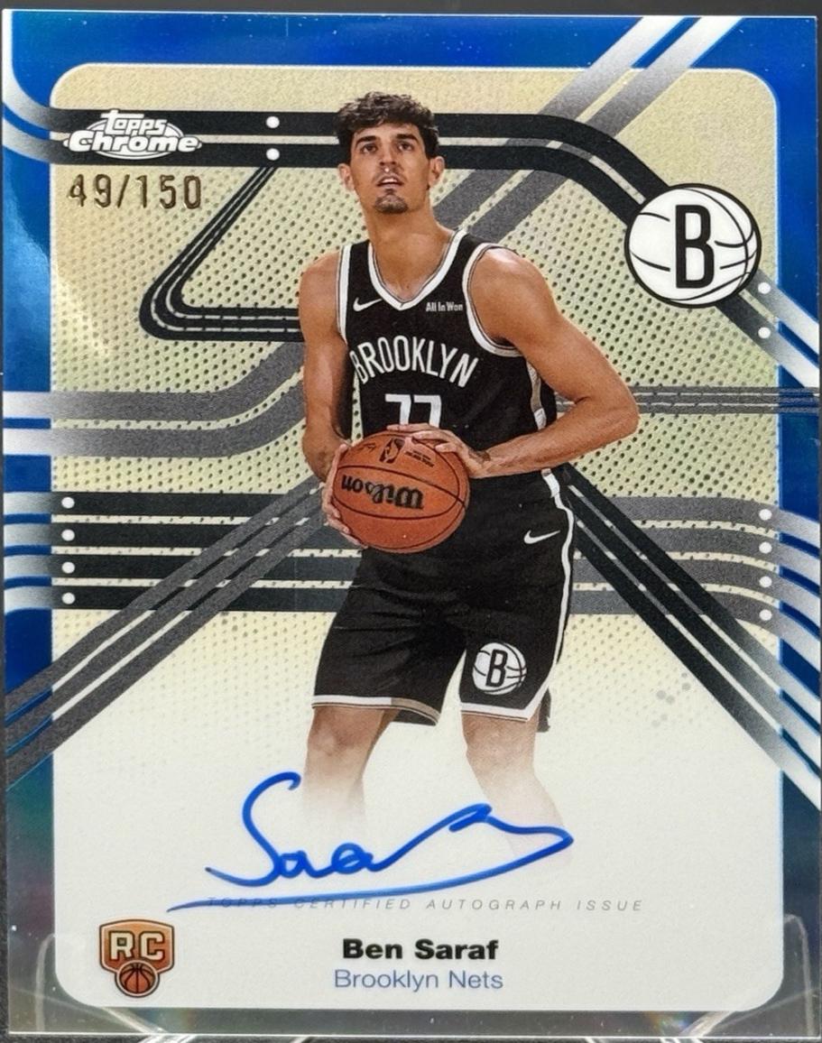 Ben Saraf [Refractor Blue] #TCAR-BS