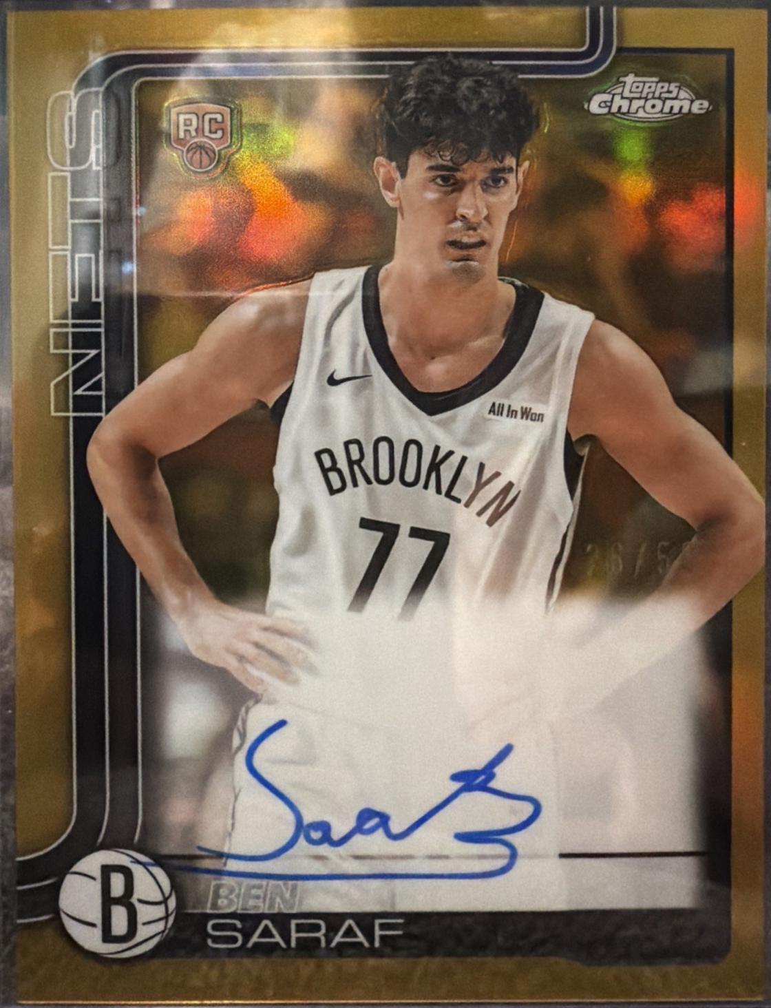 Ben Saraf [Refractor Gold] #TCAR-BS
