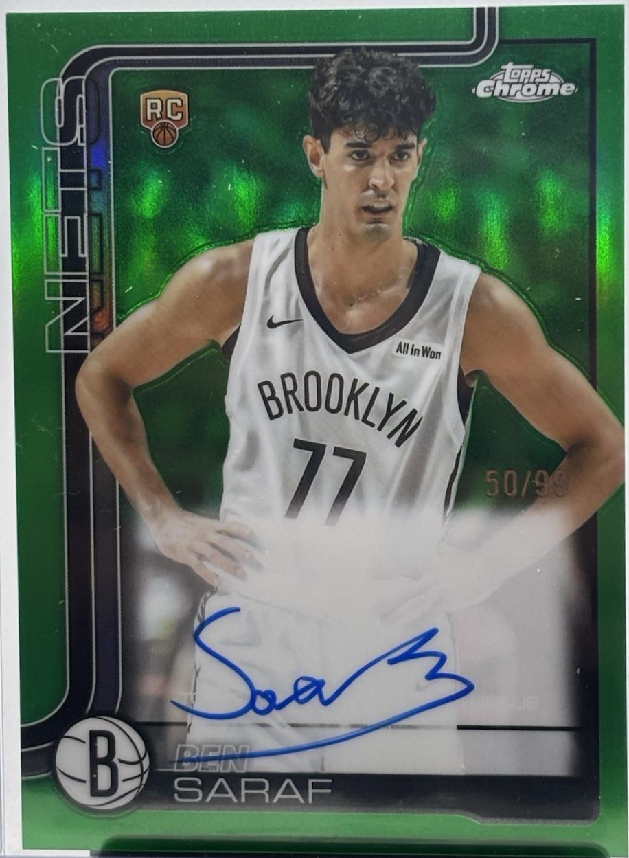 Ben Saraf [Refractor Green] #TCAR-BS