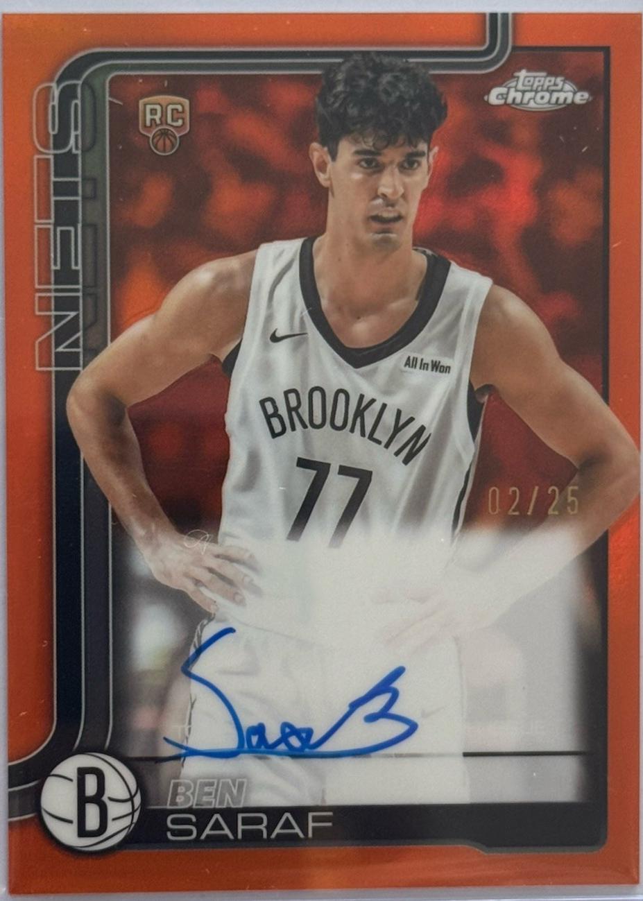 Ben Saraf [Refractor Orange] #TCAR-BS