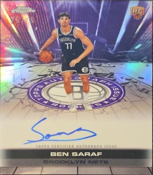 Ben Saraf [Refractor Purple] #TCAR-BS