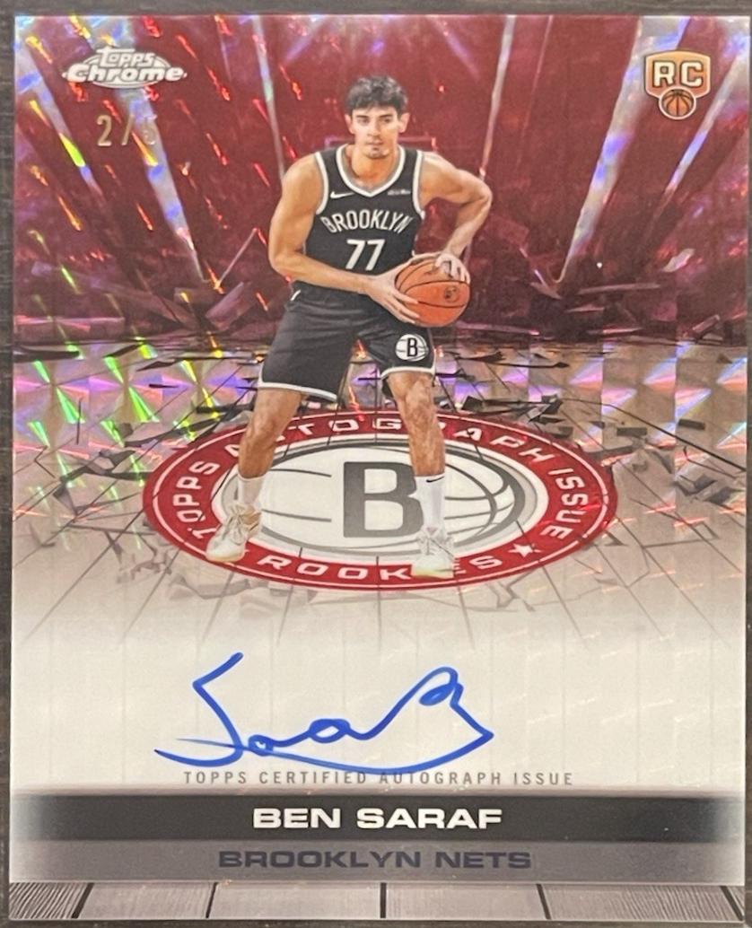 Ben Saraf [Refractor Red] #TCAR-BS