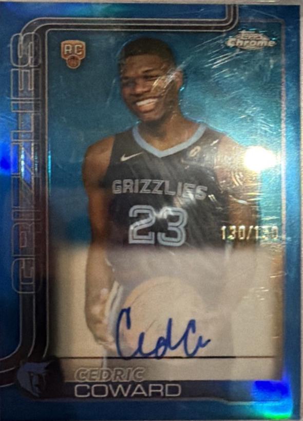 Cedric Coward [Refractor Blue] #TCAR-CC
