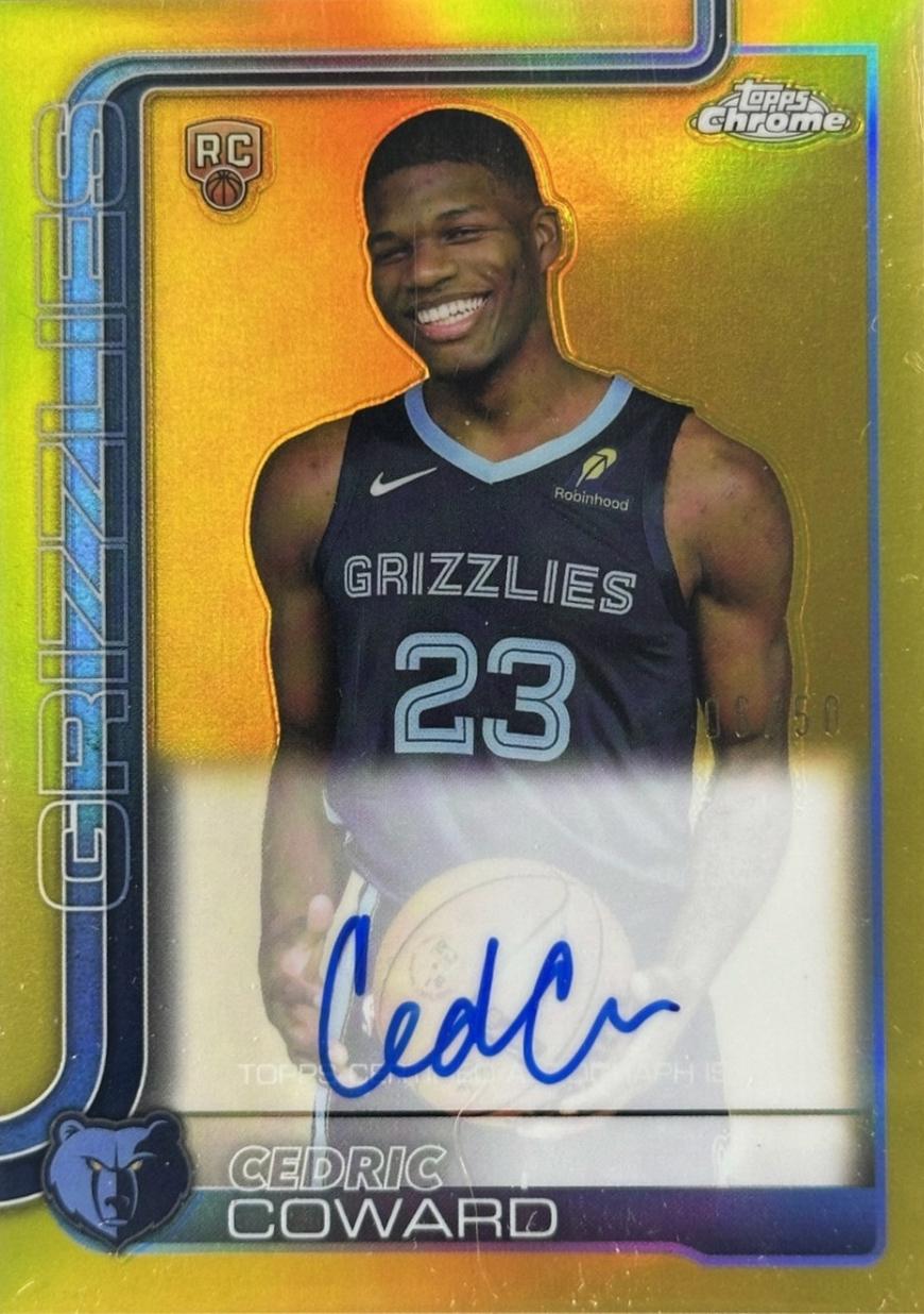 Cedric Coward [Refractor Gold] #TCAR-CC