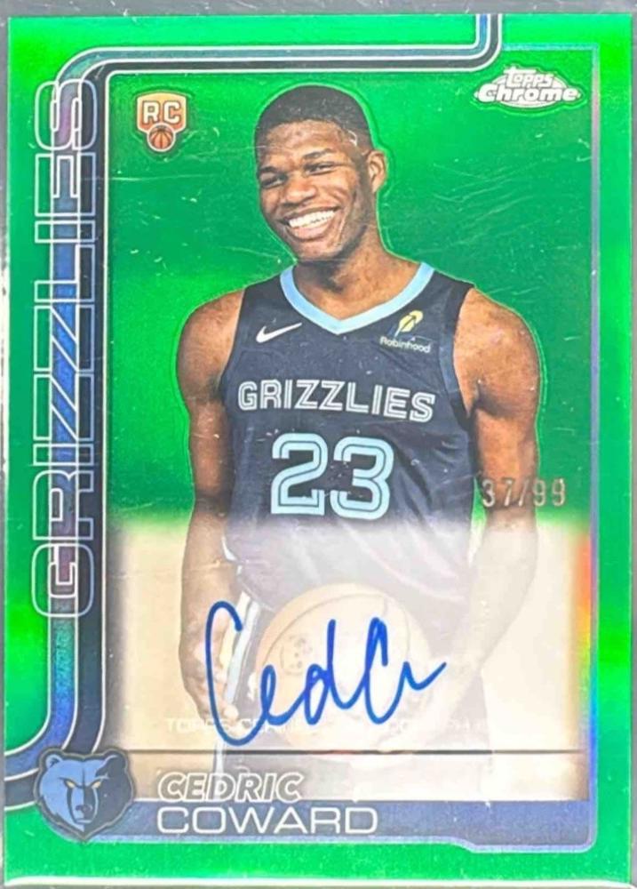 Cedric Coward [Refractor Green] #TCAR-CC