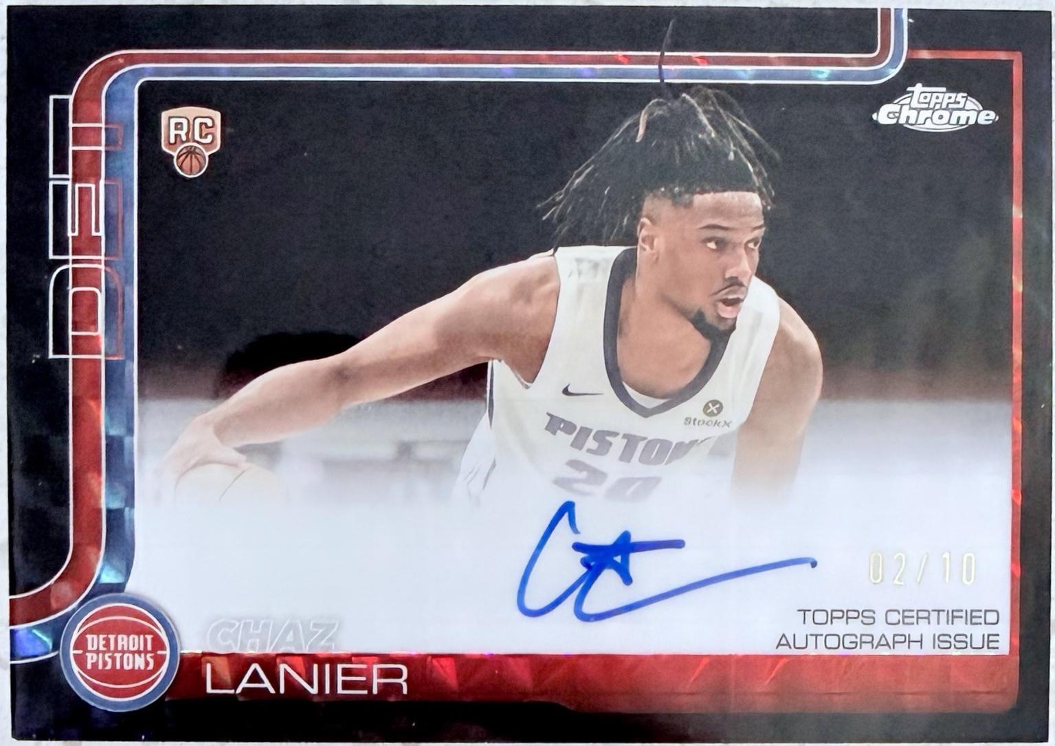 Chaz Lanier [Refractor Black] #TCAR-CL