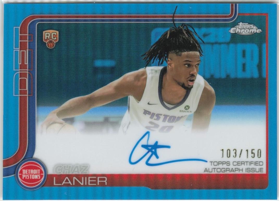 Chaz Lanier [Refractor Blue] #TCAR-CL