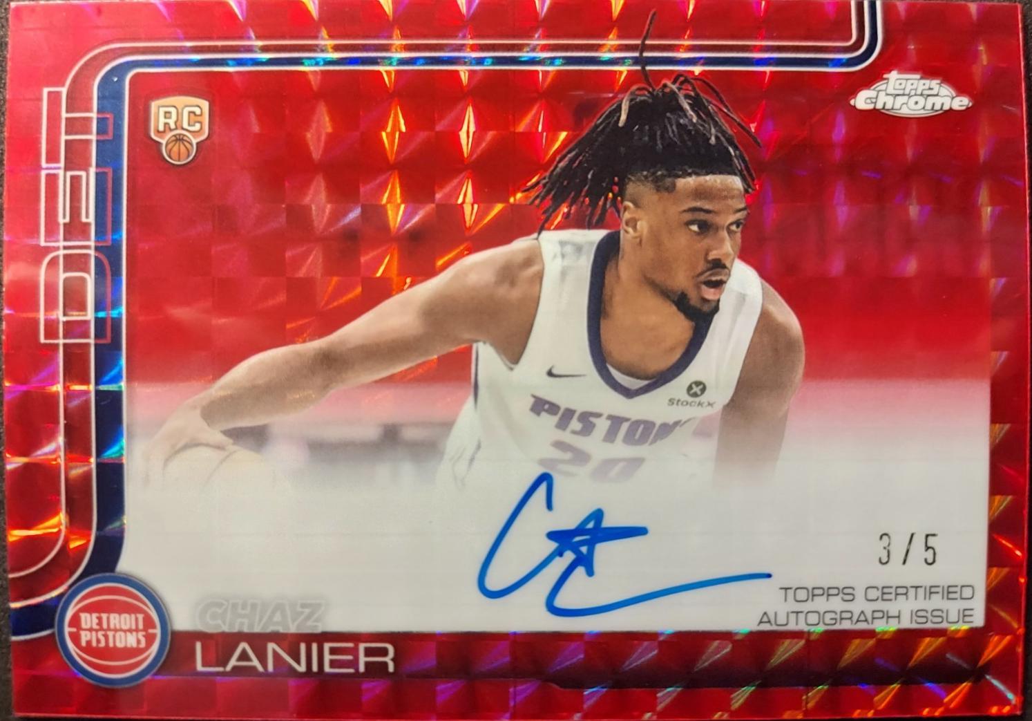 Chaz Lanier [Refractor Red] #TCAR-CL