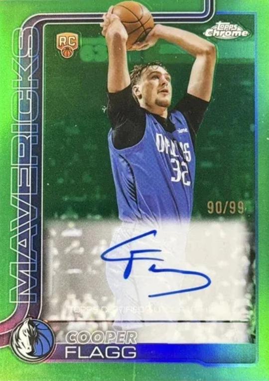 Cooper Flagg [Refractor Green] #TCAR-CF