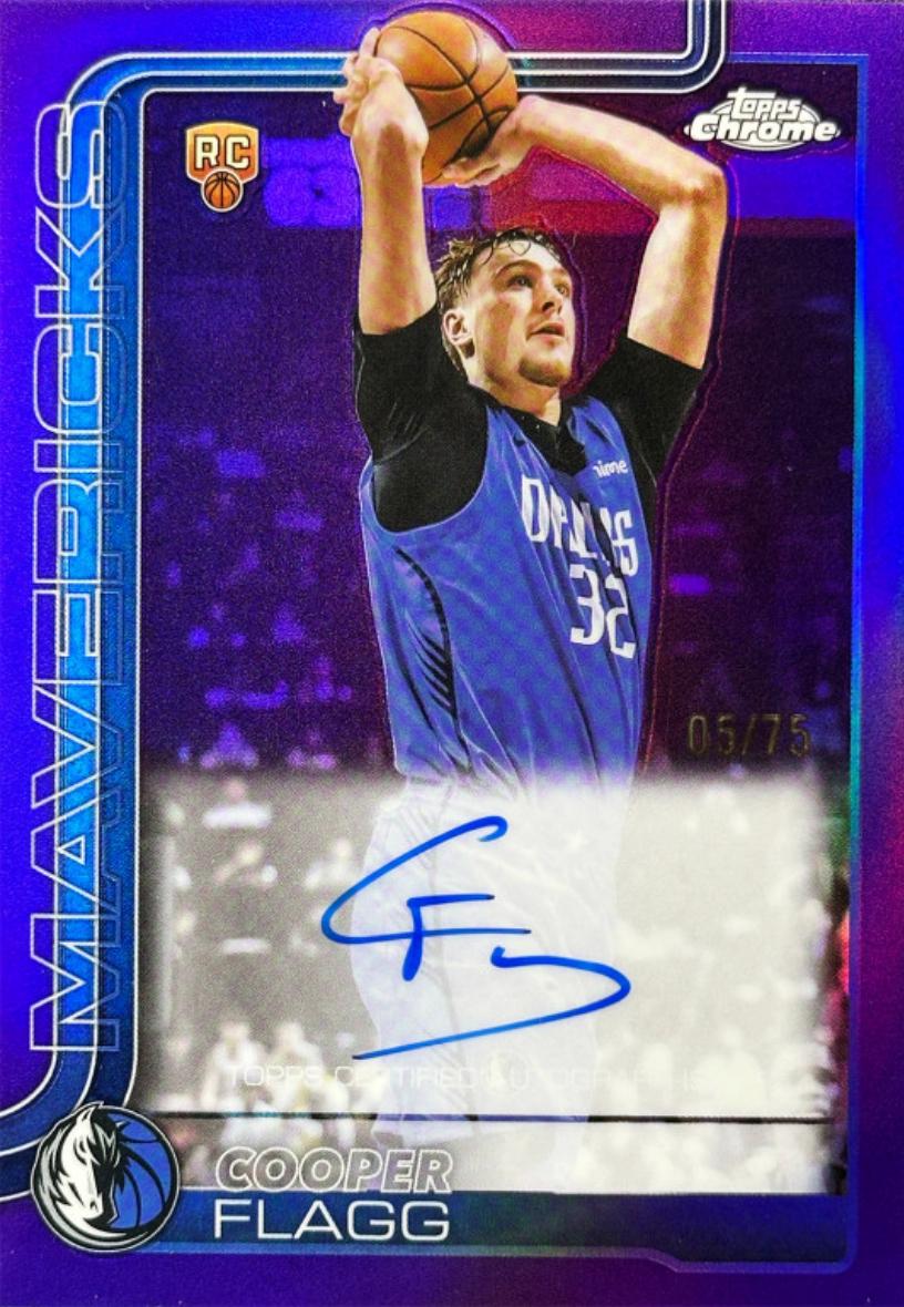 Cooper Flagg [Refractor Purple] #TCAR-CF