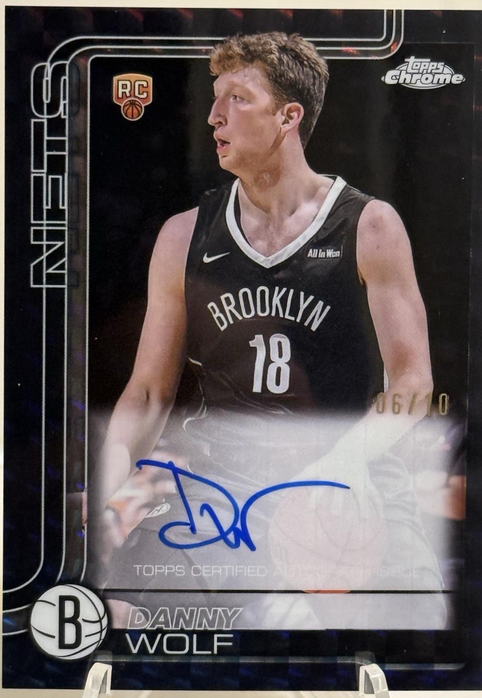 Danny Wolf [Refractor Black] #TCAR-DW