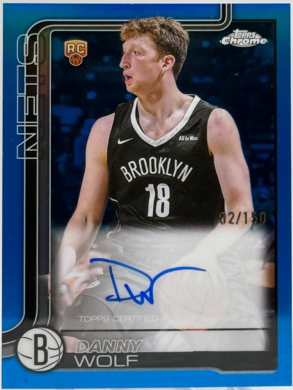 Danny Wolf [Refractor Blue] #TCAR-DW