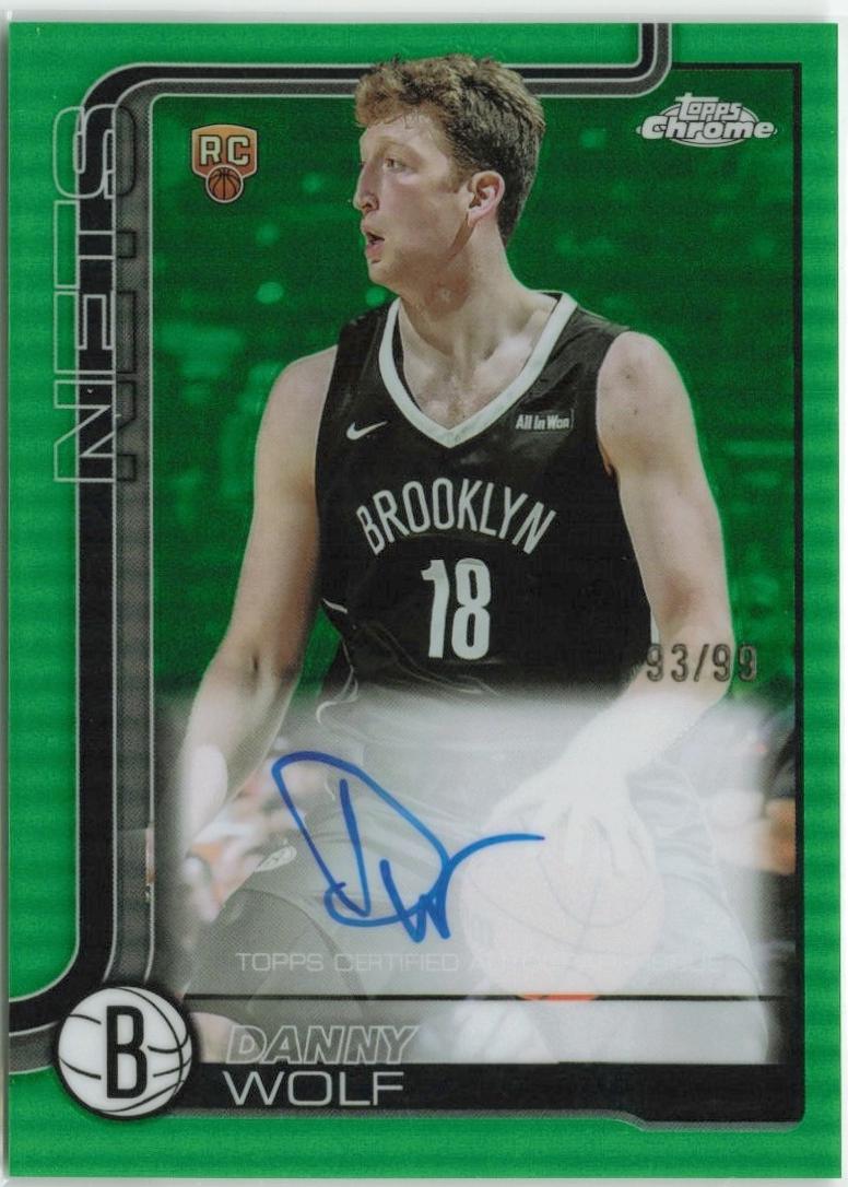 Danny Wolf [Refractor Green] #TCAR-DW
