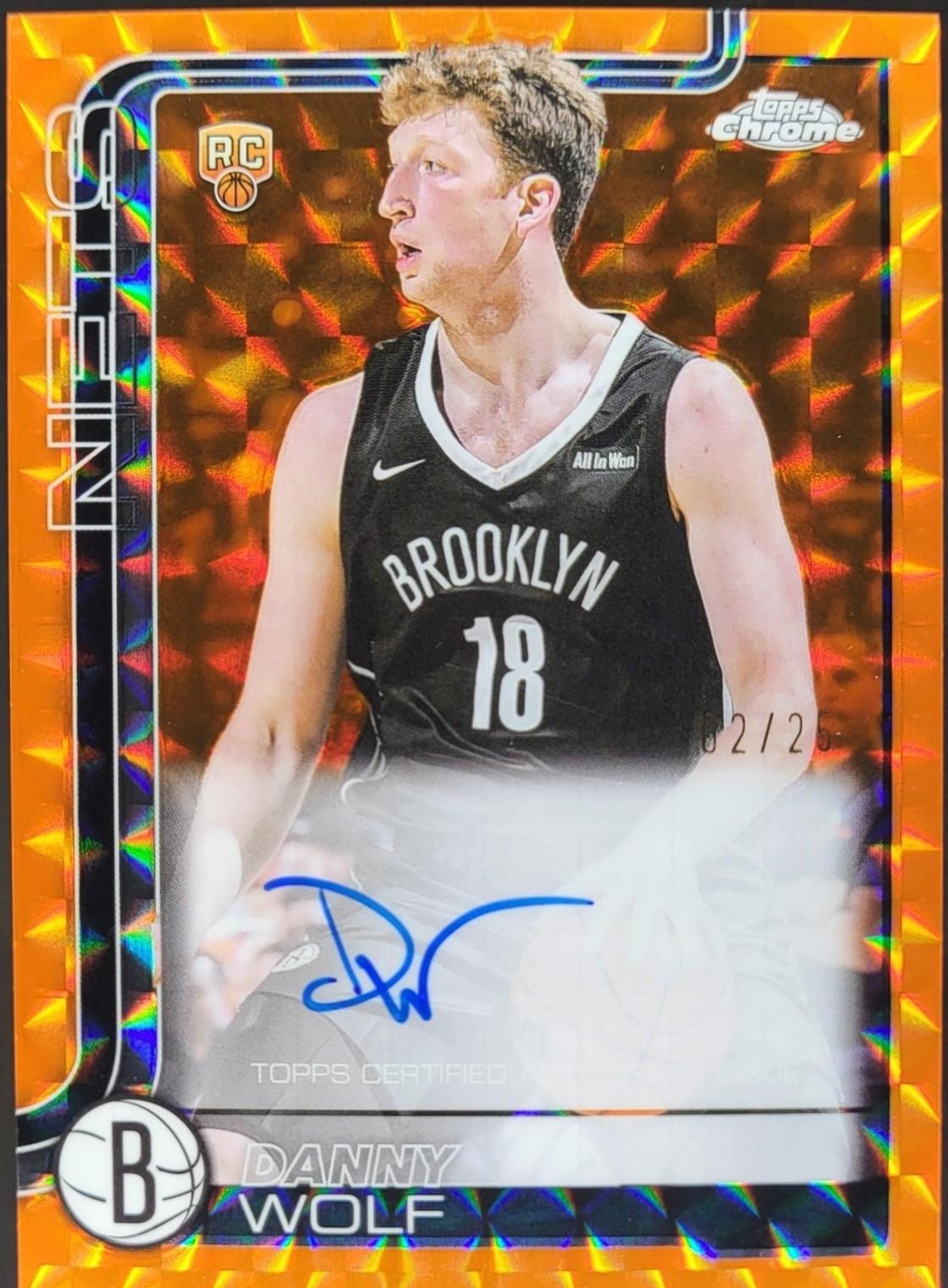 Danny Wolf [Refractor Orange] #TCAR-DW