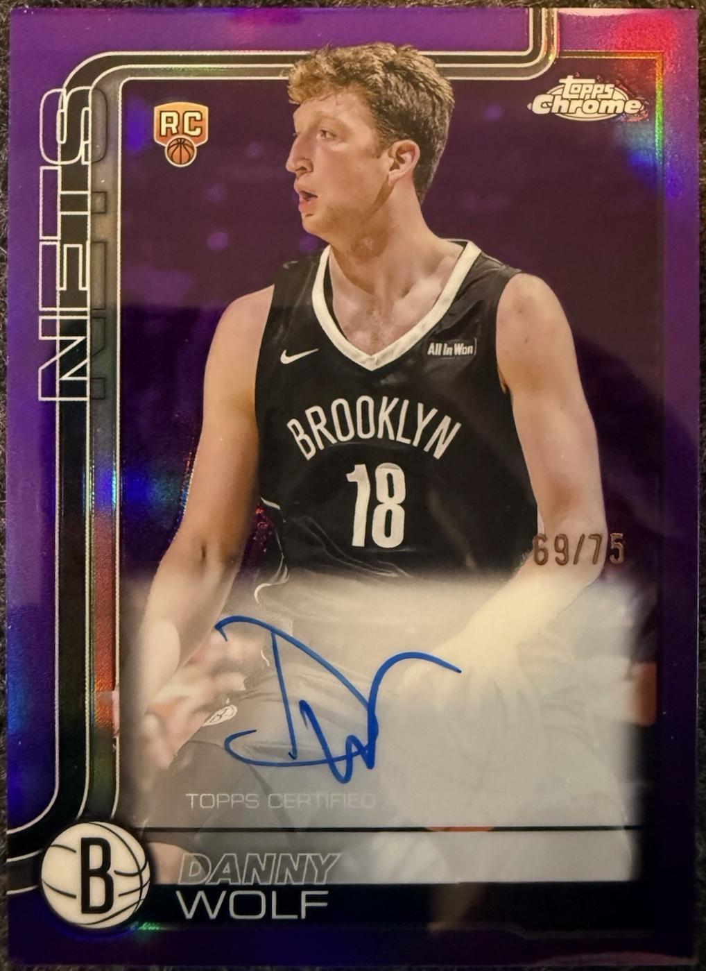 Danny Wolf [Refractor Purple] #TCAR-DW