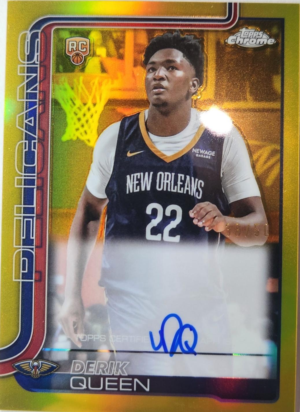Derik Queen [Refractor Gold] #TCAR-DQ