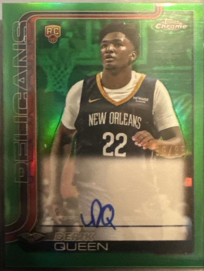 Derik Queen [Refractor Green] #TCAR-DQ
