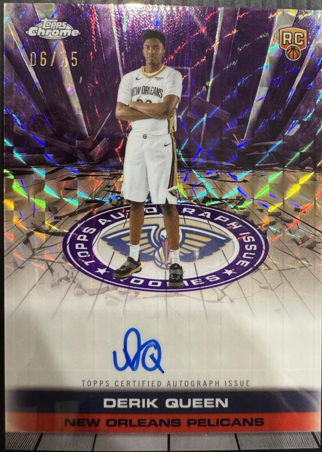 Derik Queen [Refractor Purple] #TCAR-DQ