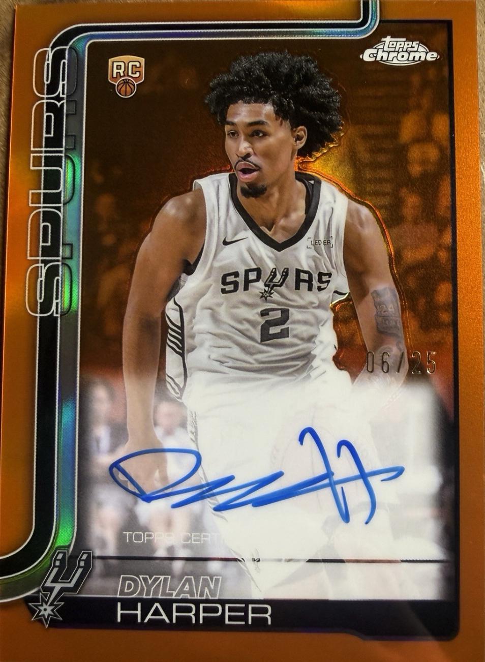 Dylan Harper [Refractor Orange] #TCAR-DH