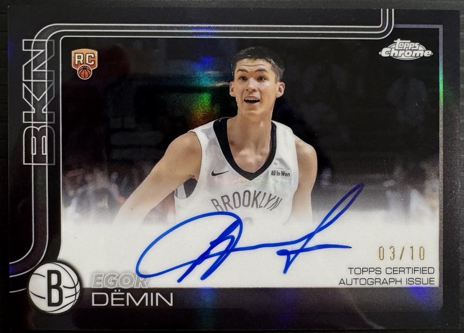 Egor Demin [Refractor Black] #TCAR-ED