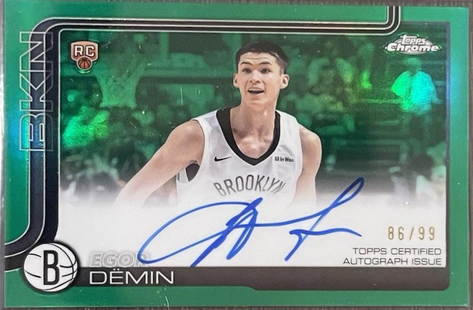 Egor Demin [Refractor Green] #TCAR-ED