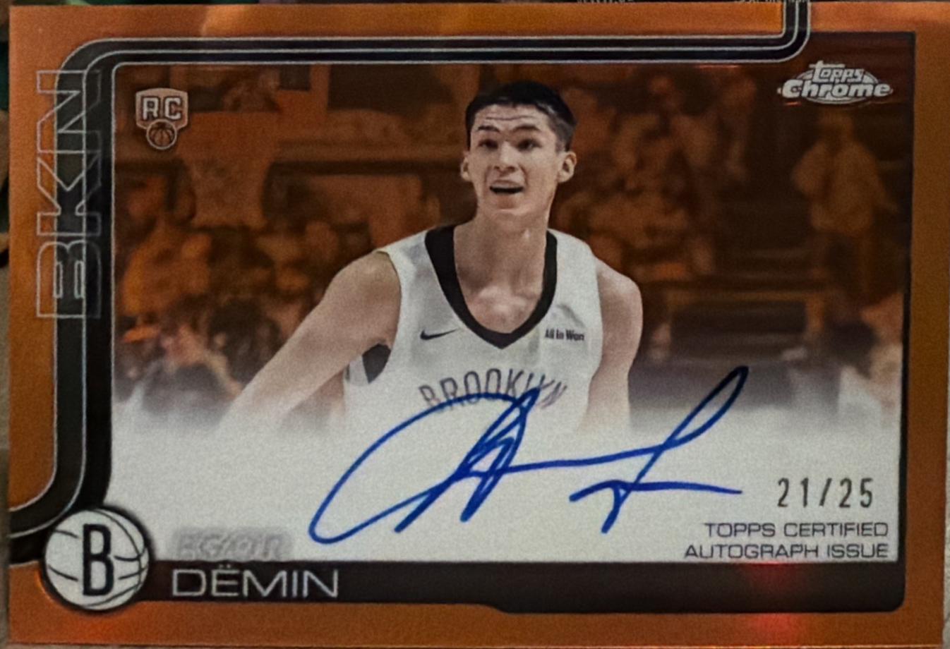 Egor Demin [Refractor Orange] #TCAR-ED