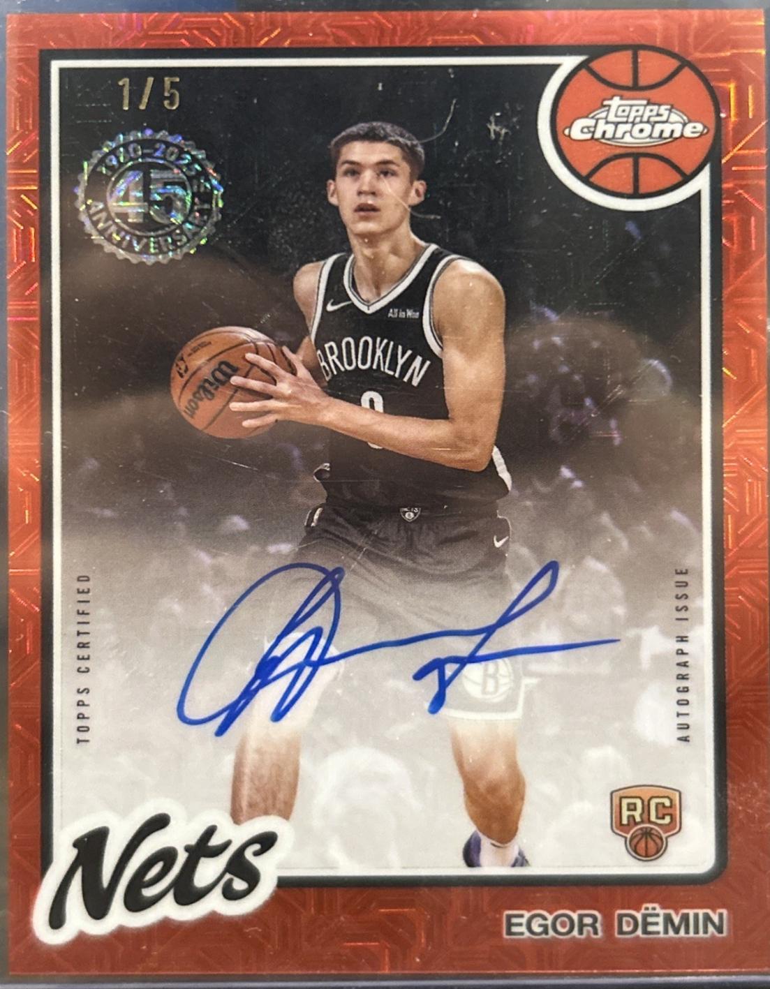 Egor Demin [Refractor Red] #TCAR-ED