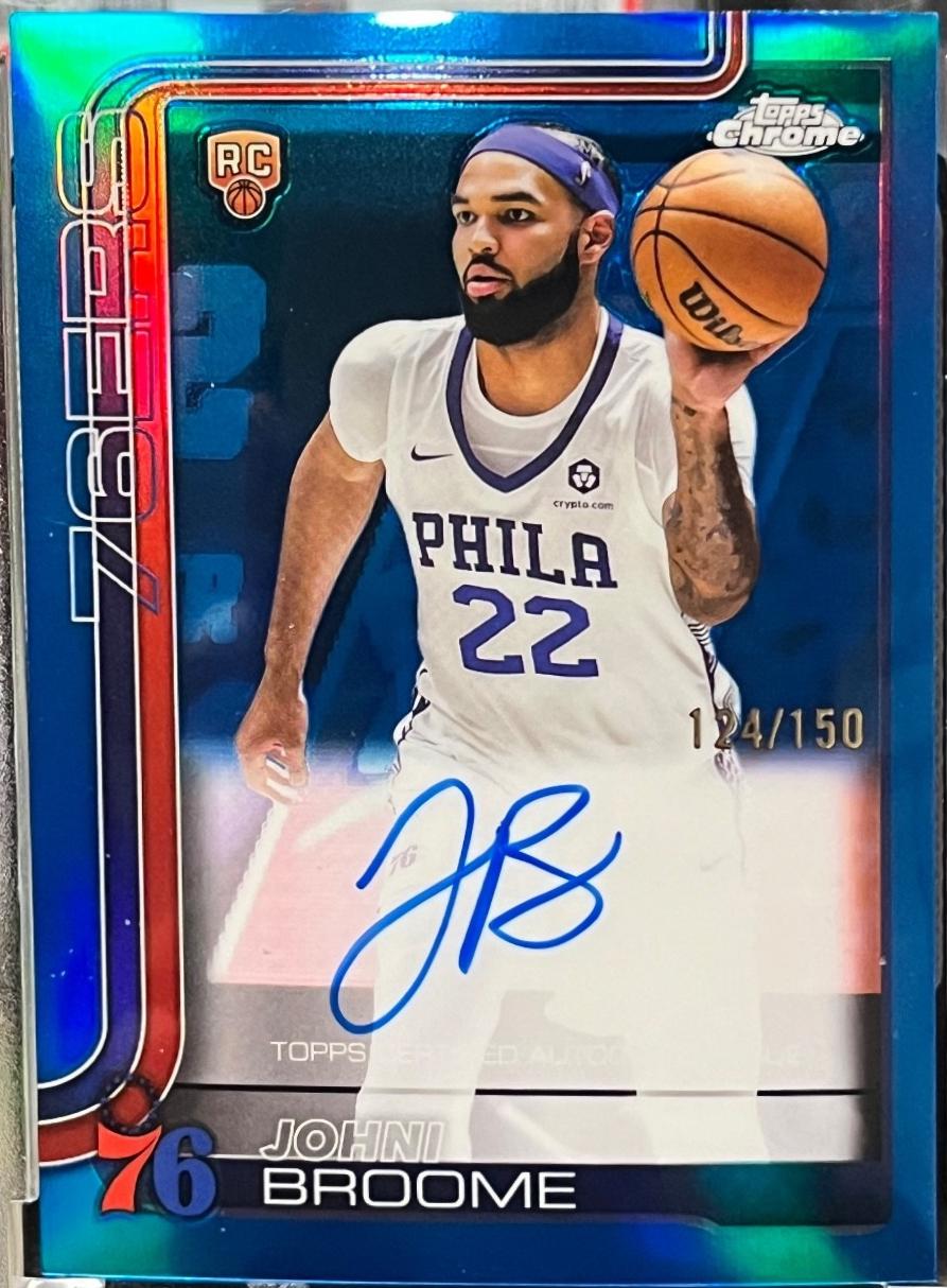 Johni Broome [Refractor Blue] #TCAR-JBE