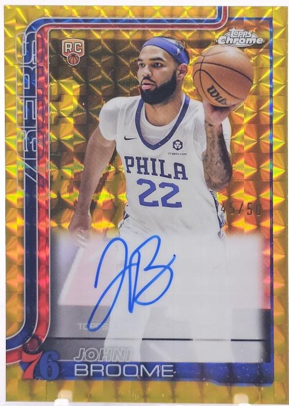Johni Broome [Refractor Gold] #TCAR-JBE