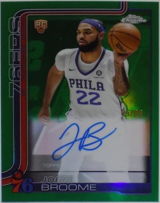 Johni Broome [Refractor Green] #TCAR-JBE